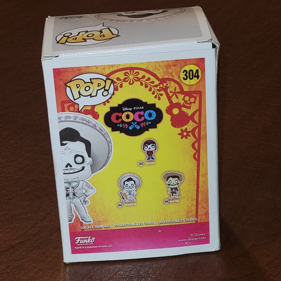 Funko Pop! Vinyl Pixar Coco Ernesto de la Cruz #304 New open box - Picture 3 of 9